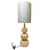 Lampa stołowa z drewna egzotycznego 95cm